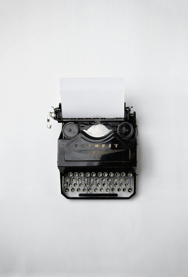 A typewriter